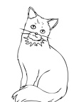 dibujos pintar gato (19)