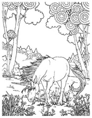 dibujos para pintar unicorneo (4)