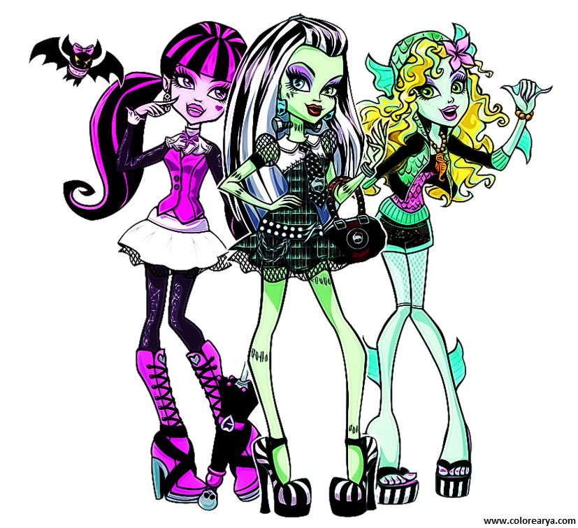 dibujos colorear Monster High (1)