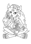 dibujos colorear Monster High (15)