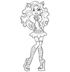 dibujos colorear Monster High (16)