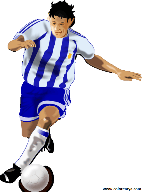 colorear futbolista (1)