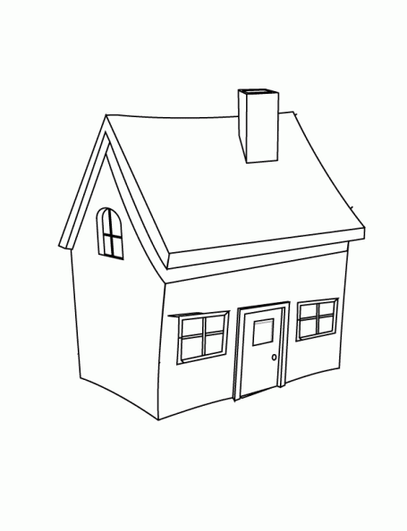 dibujos pintar y colorear casa (5).gif