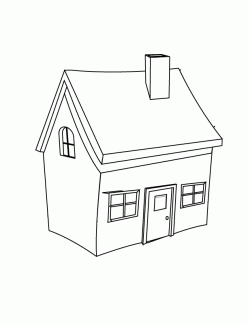 dibujos pintar y colorear casa (5)