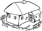 dibujos pintar y colorear casa (5)