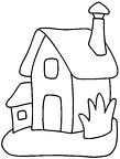 dibujos pintar y colorear casa (20)
