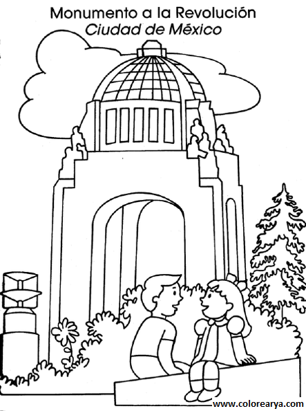 dibujos colorear edificio monumento (5)