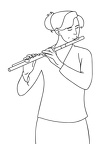 imagenes colorear  instrumentos musicales (16)