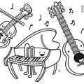 imagenes colorear  instrumentos musicales (50)
