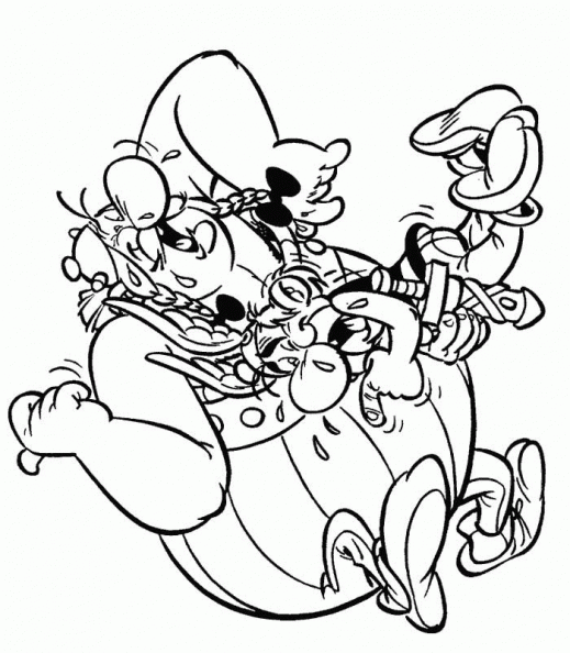 colorear Asterix y Obelix (17).gif