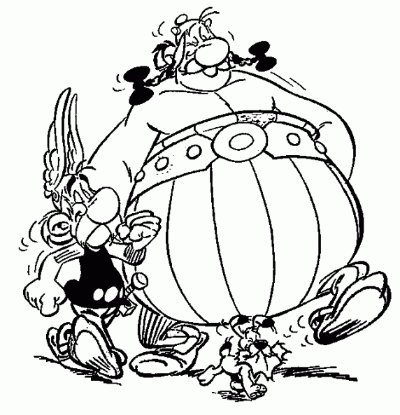 colorear Asterix y Obelix (22).gif