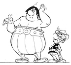 colorear Asterix y Obelix (26)
