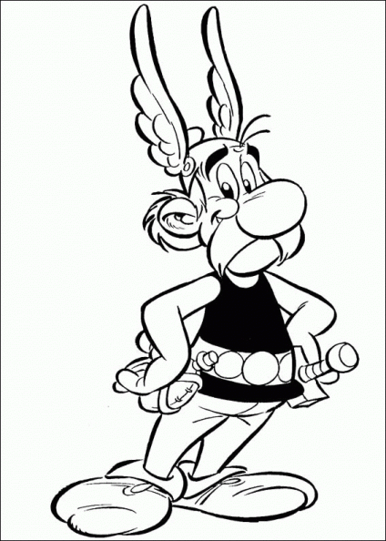 colorear Asterix y Obelix (40).gif