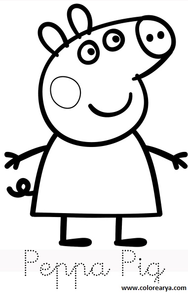 Peppa Pig coloring (2)