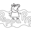 Peppa Pig coloring (4)