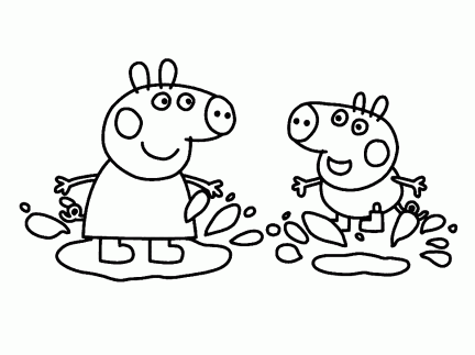 Peppa Pig coloring (7)