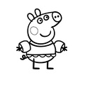 Peppa Pig coloring (8)