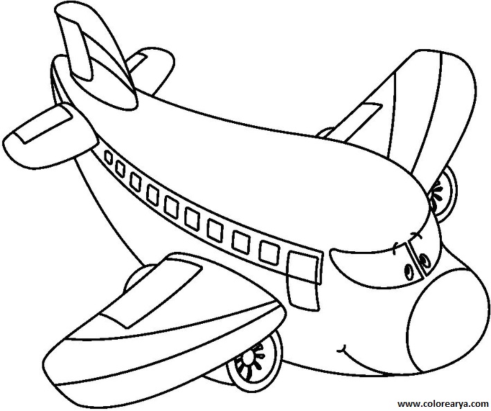 avion-colorear (2)