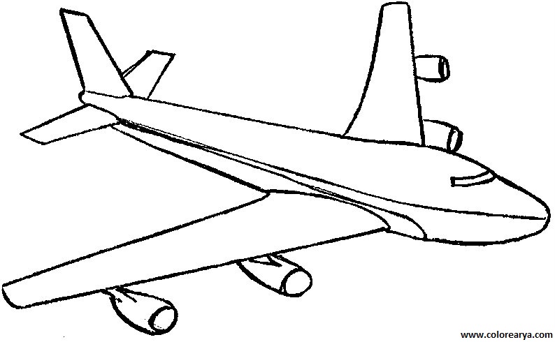 avion-colorear (11)
