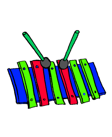 imagenes colorear  instrumentos musicales (1).gif